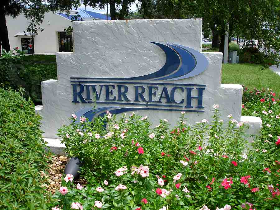 RIVER REACH Signage
